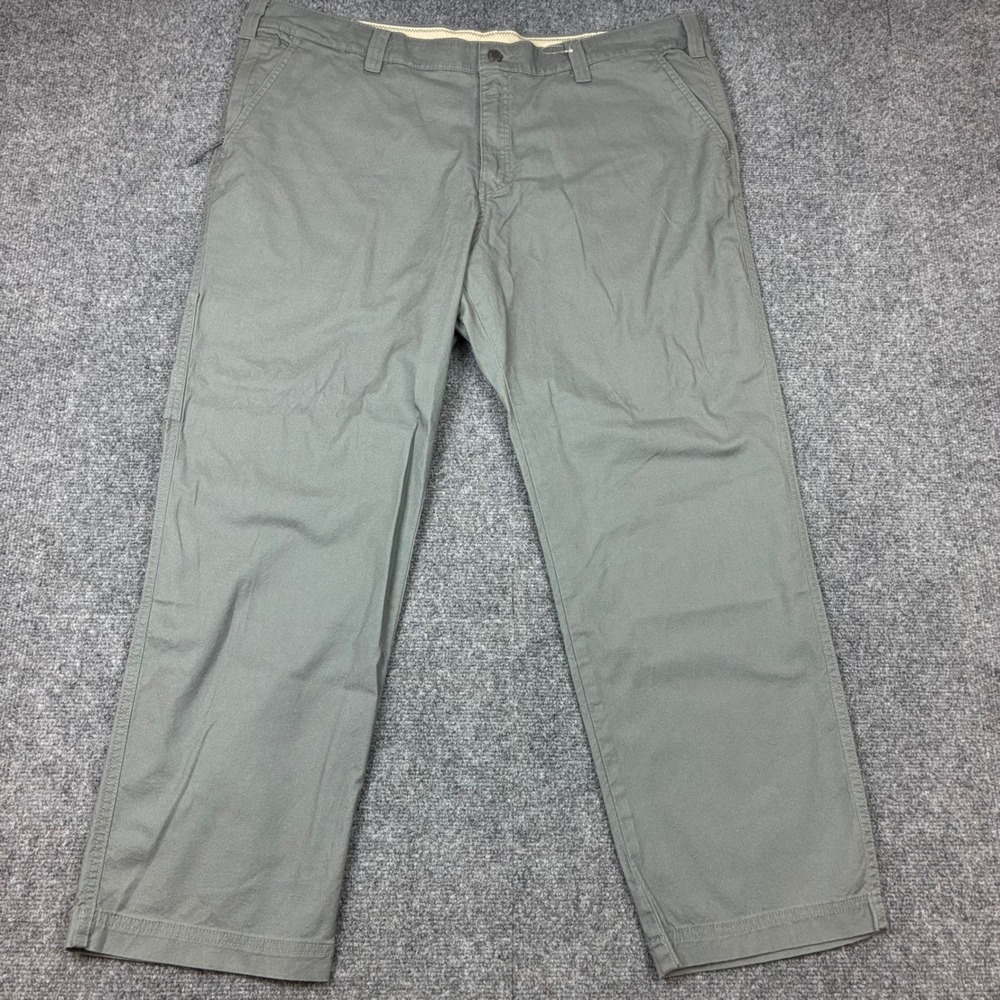 Columbia Mens Size 42x30 Utility Pants Sage Green Straight Leg Cargo Outdoor